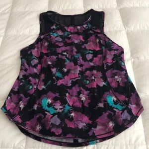 Lululemon sculpt tank- print